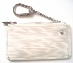 Louis Vuitton White Epi klíčenka