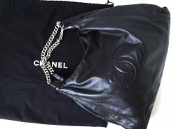 Chanel Black Leather Tote