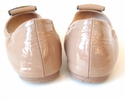 Prada Vernice Soft Nude Ballerinas 39,5 