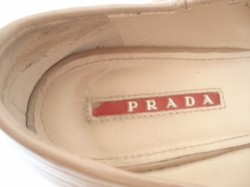 Prada Vernice Soft Nude Ballerinas 39,5 