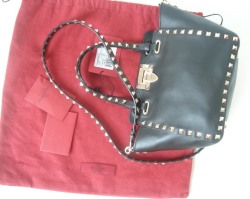 Valentino Rockstud Black Mini Tote