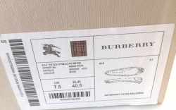 Burberry Haymarket Yates Ballerina 40,5