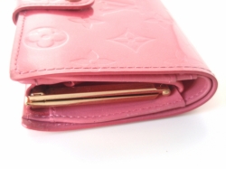 Louis Vuitton Vernis Pink Viennois peněženka 