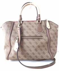 Guess Monogram Brown Tote 