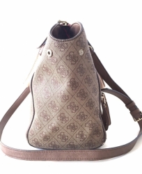 Guess Monogram Brown Tote 