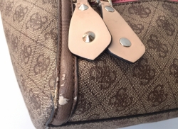 Guess Monogram Brown Tote 