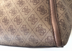 Guess Monogram Brown Tote 